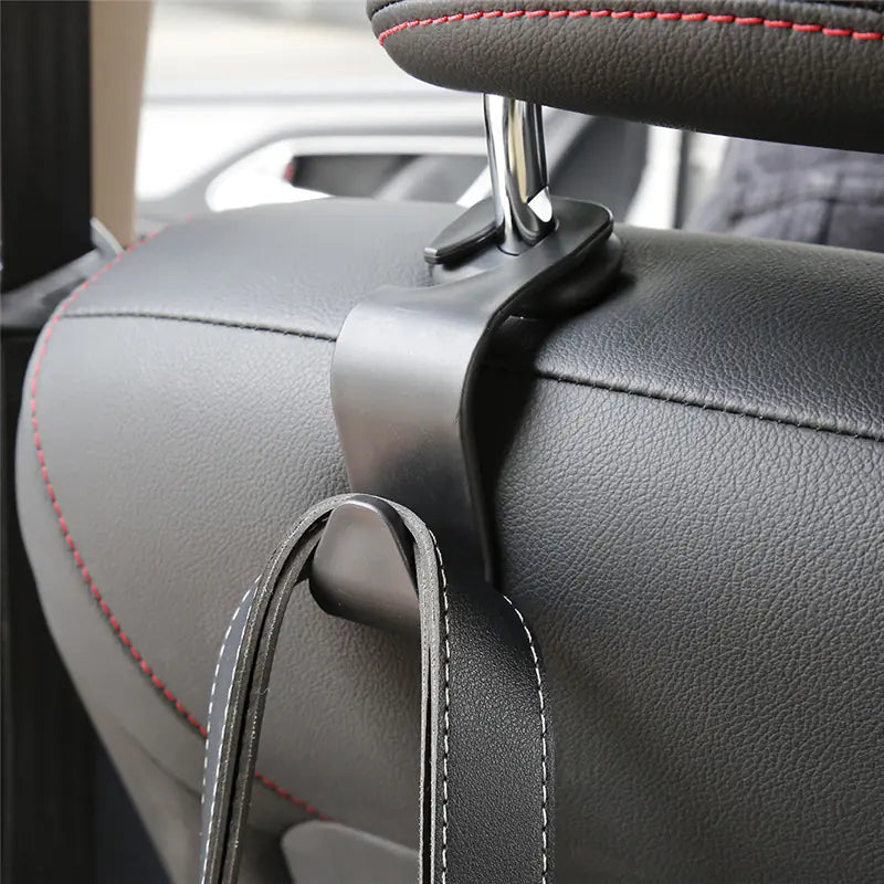 CAR SEAT BACK HOOKS