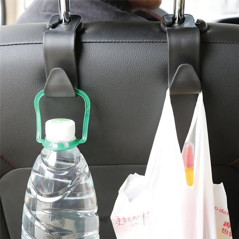 CAR SEAT BACK HOOKS