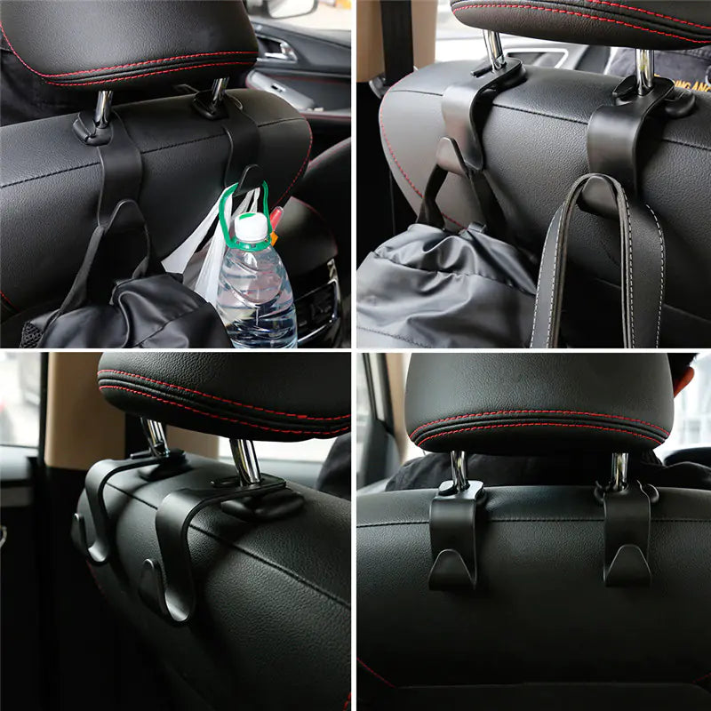 CAR SEAT BACK HOOKS